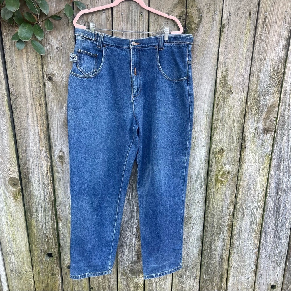 Lugz | Vintage Y2K Carpenter Jeans Blue Denim Hammer Loop Baggy Grunge | Size 40